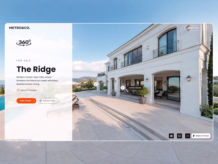METRO&CO Immersive Framer Real Estate