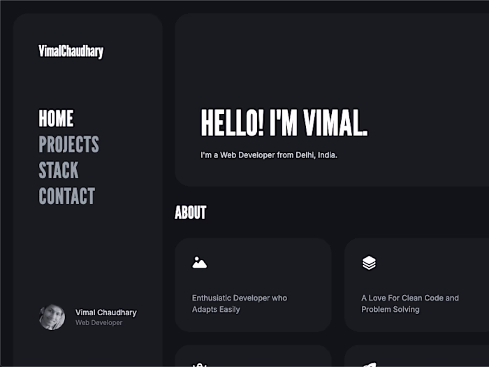 Personal Portfolio Website