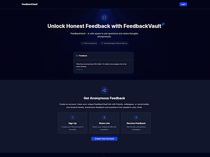 Secure, anonymous messaging platform allowing users to recei...