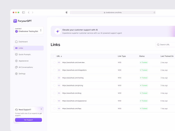 AI Powered Chatbot SaaS MVP Web Application
