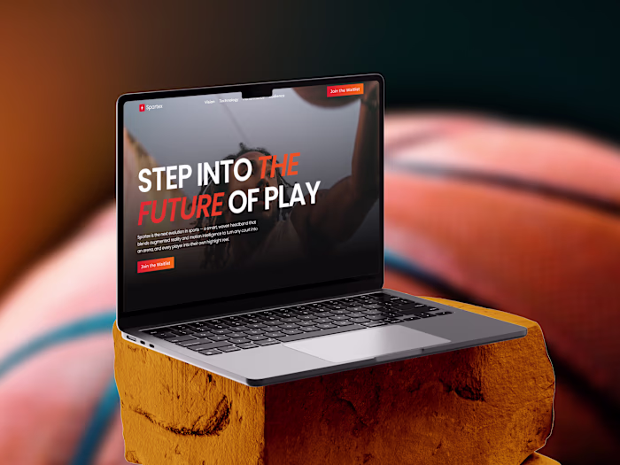 SPARTEX — Immersive Sports Technology Website
