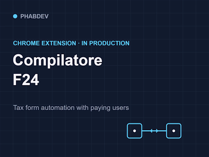 Compilatore F24 - Chrome extension