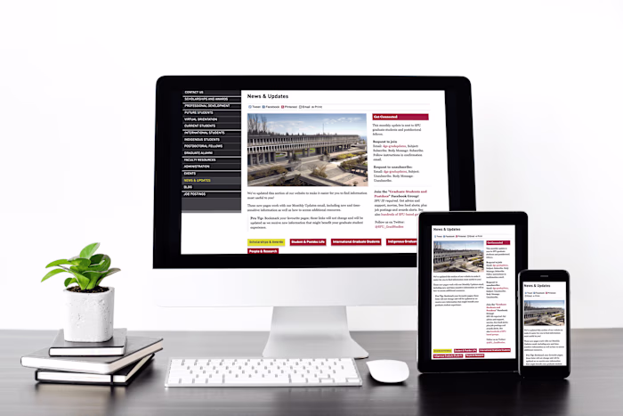 University Blog Redesign