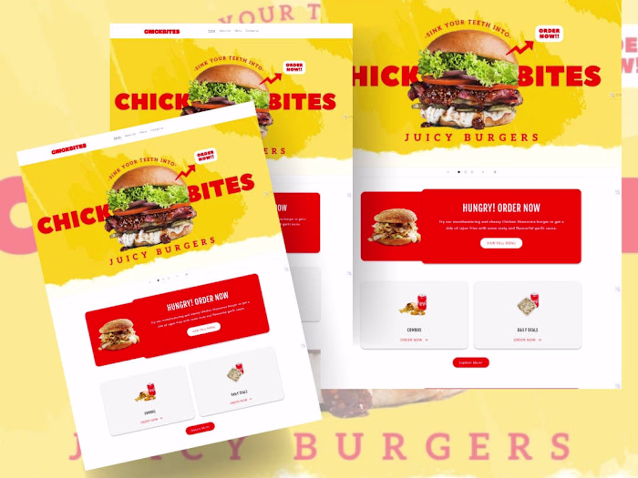 Chickbites Website Redesign
