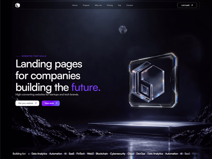 A premium Framer website designed