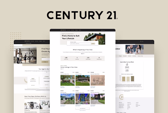 Century 21 | Real Estate Marketplace Website Design