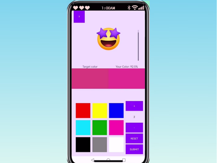 Color-Based Calculator App Development
