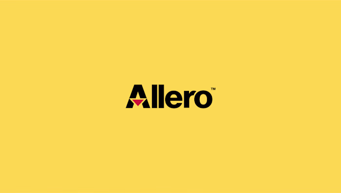Allero wordmark concept. 
