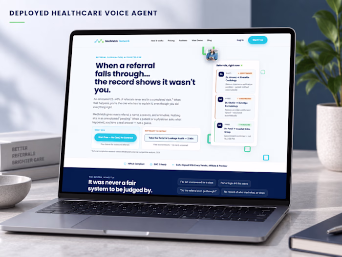 MedMatch: Deployed Healthcare Voice Agent