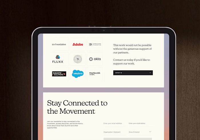 Good Tech Together Brand Identity & Event Design Case Study