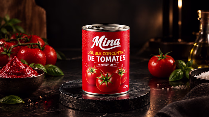 Premium Tomato Paste Can Packaging