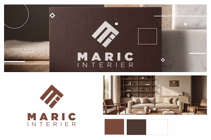 Brand identity designed for Marić