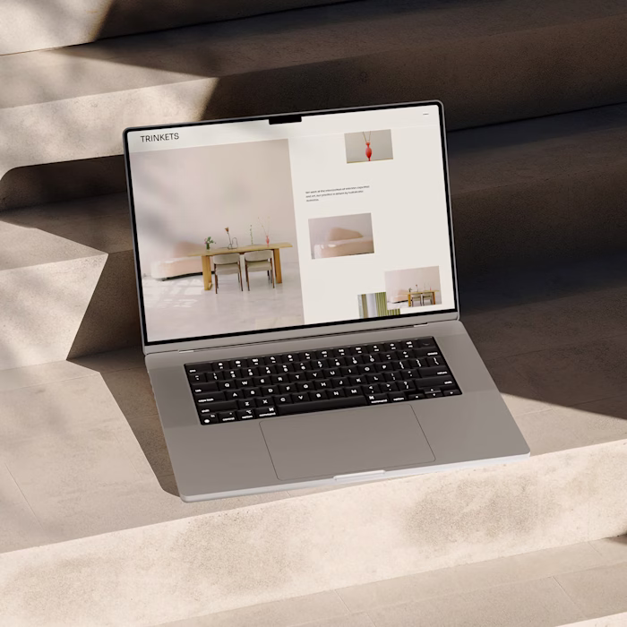 Trinkets Squarespace Website