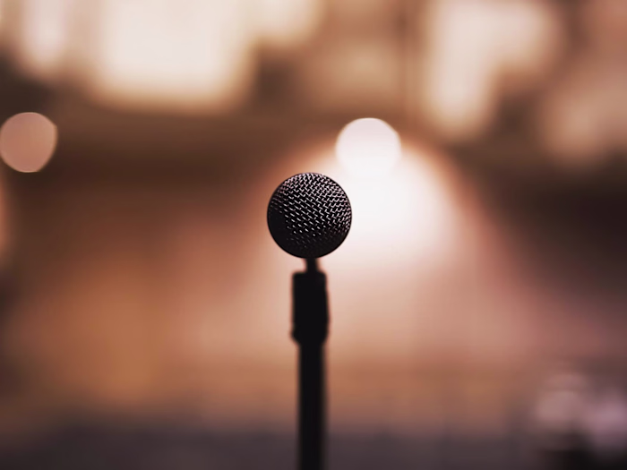 Speaker pitch video