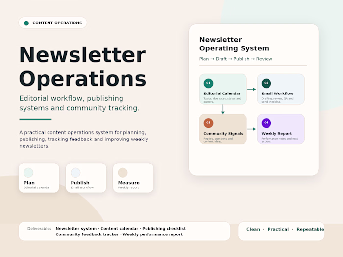 Newsletter & Content Operations System