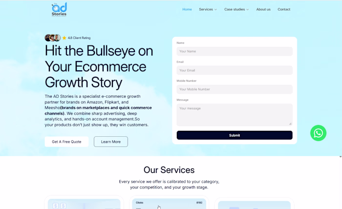 Adstories- Ecommerce Growth Agency 
