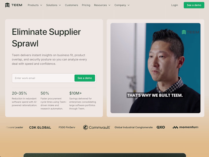 Teem.Finance website upgrade in 2025