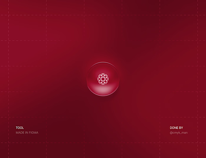 Clean and modern glassmorphic button designs with subtle dep...