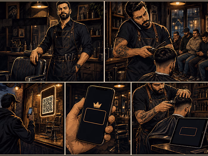 Digital Booking System for Headquarters Barber Shop