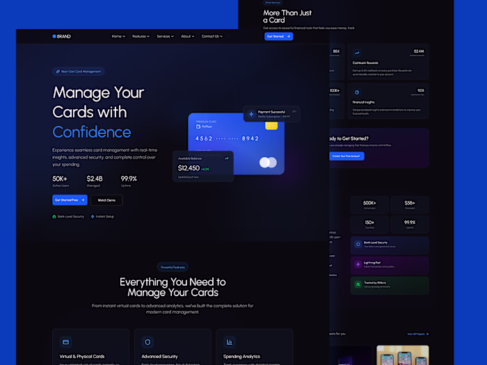 Create a simple landing page. I think for me, simplicity doe...