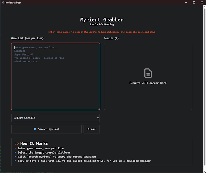 A desktop application built with
