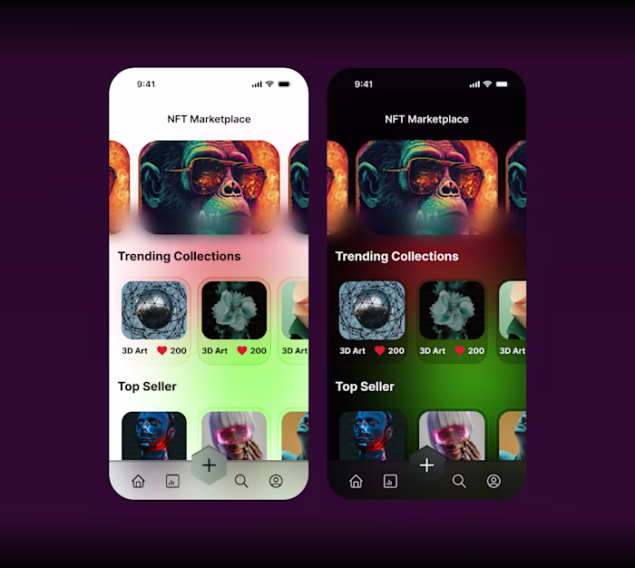 NFT App UI Design