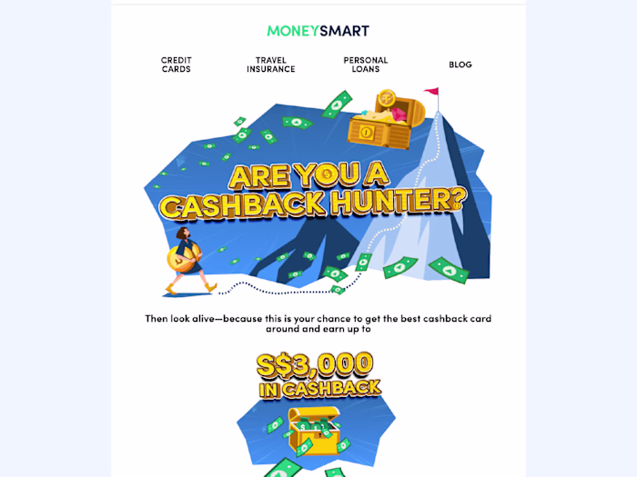 MoneySmart x Trust Bank Credit Card EDM Campaign