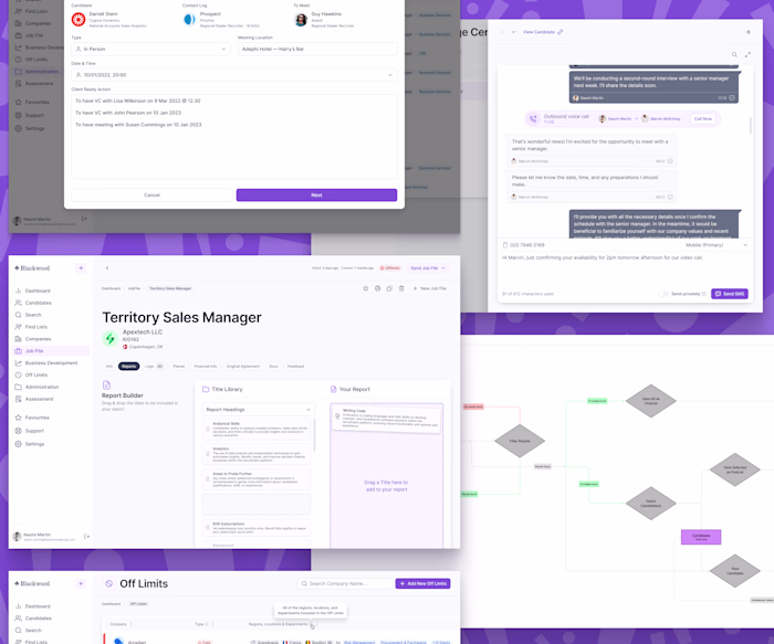 Blackwood Group — Application UX Flow & UI Redesign