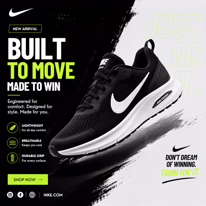 Nike Air Zoom 
Conceptual social