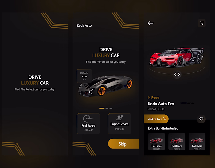 Car Screen Design | MOBILE | UIUX DESIGN | Pro Design