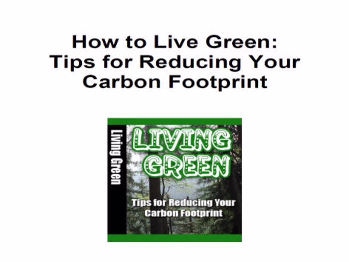 Green Living eBook