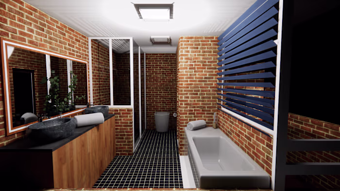Modern Bathroom Visualization