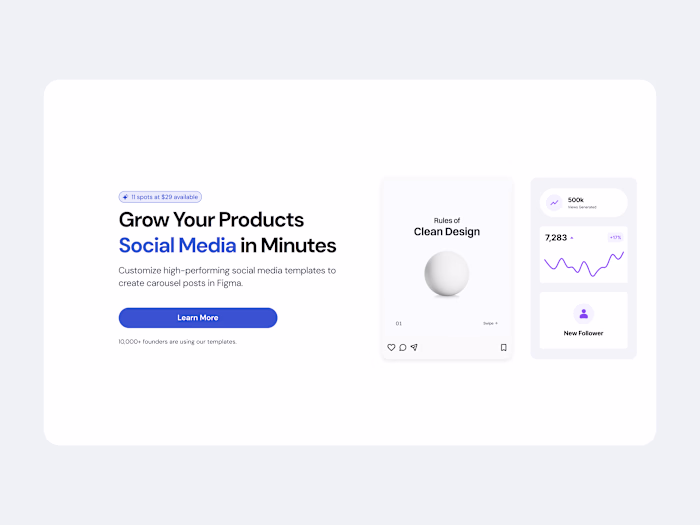 usevisuals - Product Page in Framer