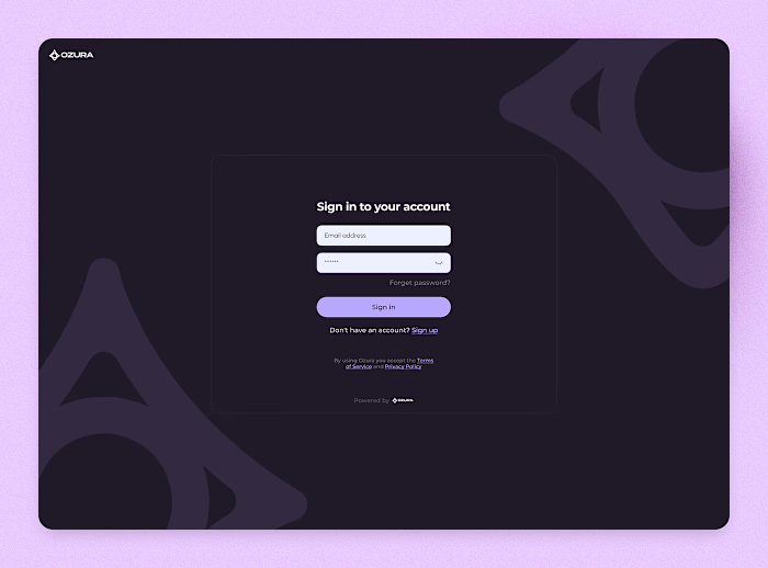Ozura Ledger Dashboard – Web3 Ledger Management System