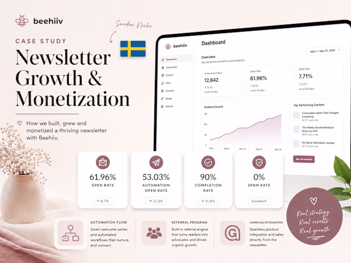 Beehiiv Growth & Monetization Engine for Swedish Language