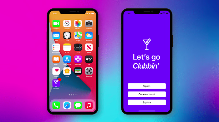 Clubbin' app