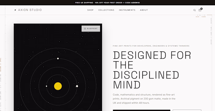 A Shopify + Etsy store that fulfils itself