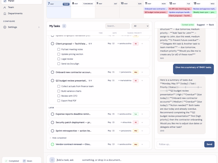 AICMA is a multi-user SaaS