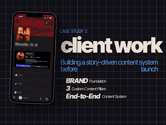 Client Work — Pre-Launch Strategy