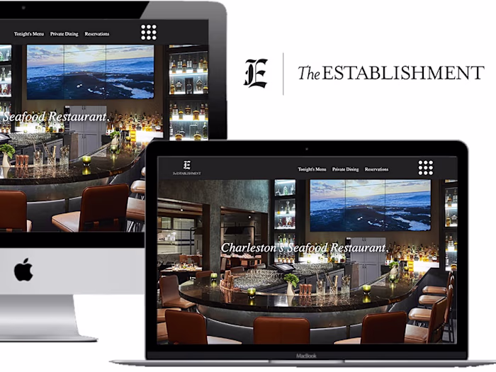 The Establishment: A Restaurant Website