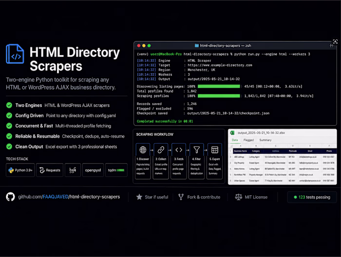 Dual-engine toolkit for scraping any