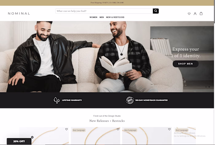 Ecommerce Website 