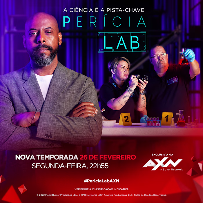 Keyvisual | AXN | Perícia LAB