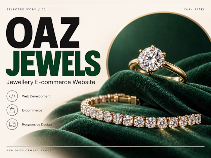 OAZ Jewels — Jewellery E-commerce