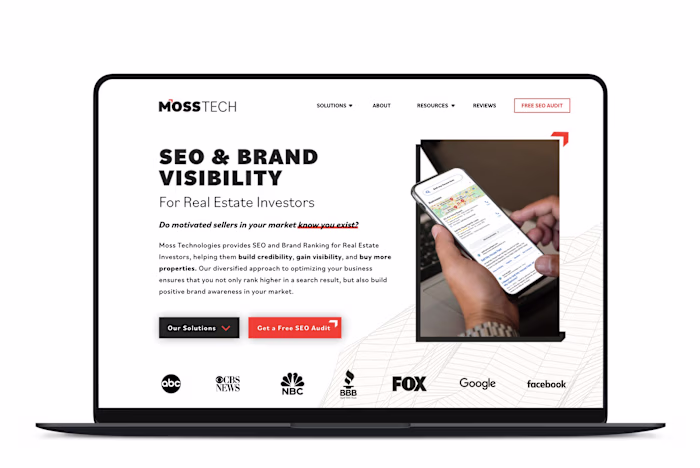 Mosstech Brand Transformation and Website Redesign