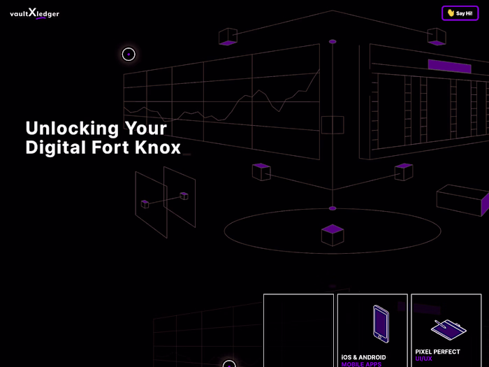Vault X Ledger Website