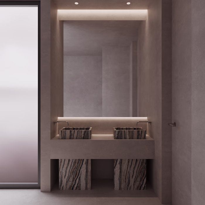 Wrapping up the year… again😅 Modern bathroom interior | war...