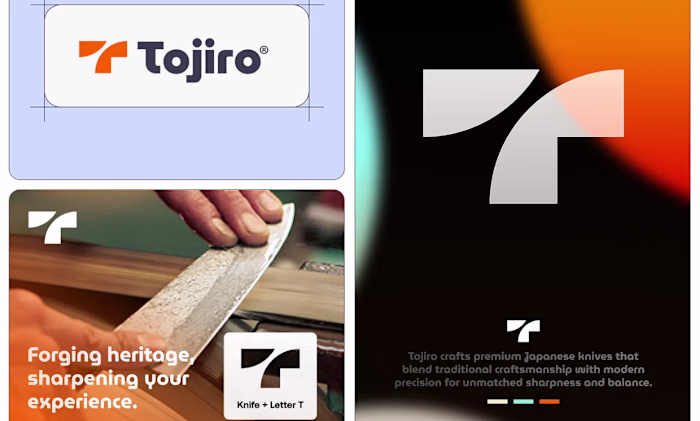 Mininalist logo design and short branding