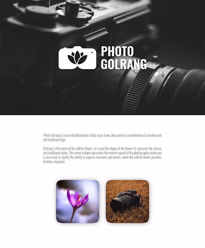 VISUAL IDENTITY | PHOTO GOLRANG on Behance