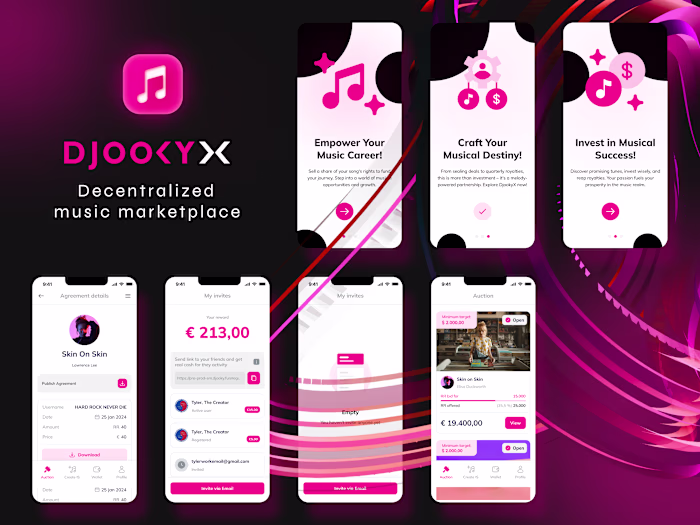 Music marketplace design